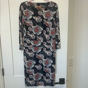 Floral Print Navy Dress size large